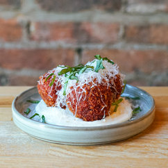 * Special - Roasted Beetroot Arancini & Whipped Goats Cheese *